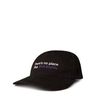 PALM ANGELS Palm No place Cap Sn34 Men Black/Violet  for sale