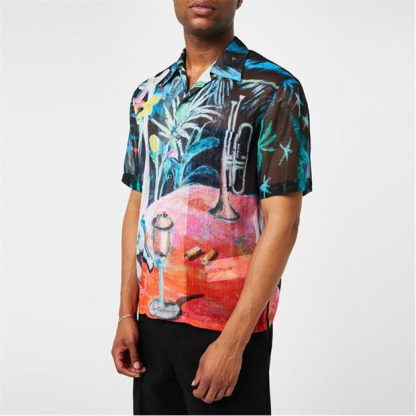 PALM ANGELS Palm Oil Canvas SS Sn34 Men Multi 1084  for sale