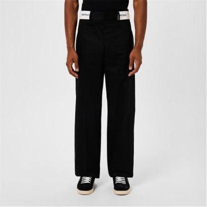 PALM ANGELS Palm Sart Chino Pnt Sn34 Men Black  for sale