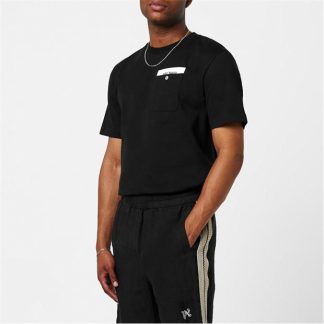 PALM ANGELS Palm Sartorial T Sn34 Men Regular Fit T-Shirts Black for sale