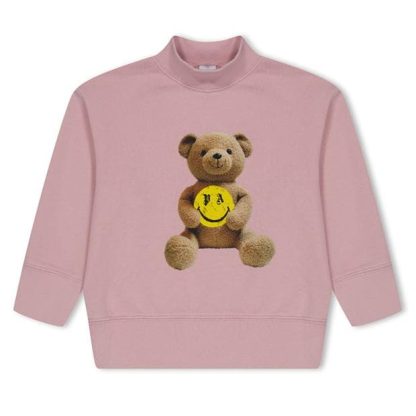 PALM ANGELS Palm Smiley Sweat Jn34 Kids Pale Pink 3415  for sale