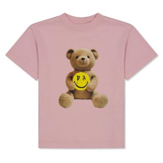 PALM ANGELS Palm Smiley Tee Jn34 Kids Rose 3415  for sale