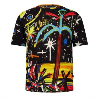 PALM ANGELS Palm Starry Night T Sn34 Men Multi 1084  for sale