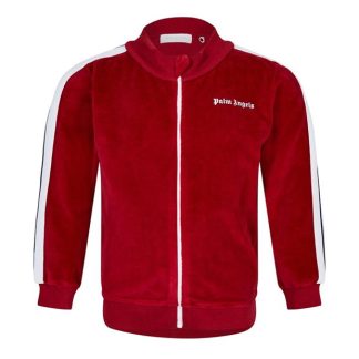 PALM ANGELS Palm Taped Track Jkt In34 Kids Burgundy 2801  for sale