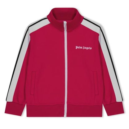 PALM ANGELS Palm Taped Track Jkt Jn34 Kids Tracksuit Tops Fuchsia 3201 for sale