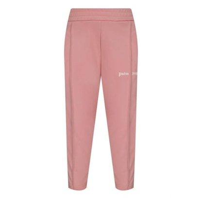 PALM ANGELS Palm Taped Track Pan Jn34 Kids Closed Hem Poly Tracksuit Bottoms Pale Pink 3001 for sale