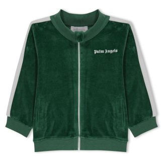 PALM ANGELS Palm Taped Trk Jkt In34 Kids Green 5501  for sale