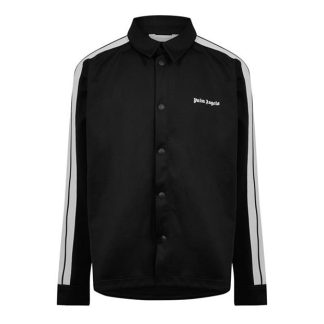 PALM ANGELS Palm Track Shirt Jn34 Kids Blk/Wht 21001  for sale