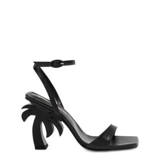 PALM ANGELS Palm Tree Heels Women Black 1000  for sale