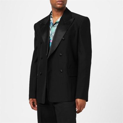 PALM ANGELS Palm Tux Blazer Sn34 Men Black 1010  for sale