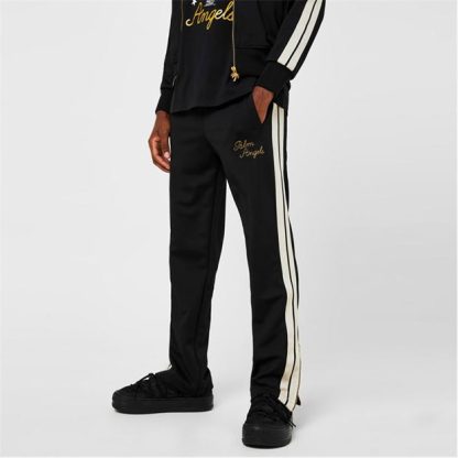 PALM ANGELS Paris Track Pants Men Blk/Gold  for sale