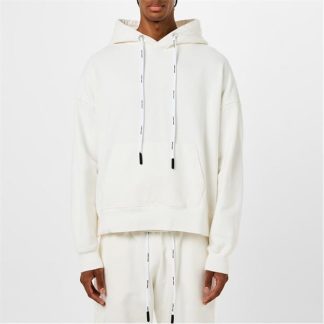 PALM ANGELS Patch Hoodie Men White/White  for sale