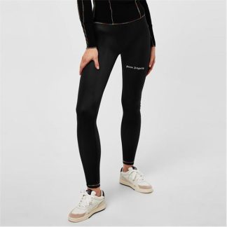 PALM ANGELS Rainbow Miami Training Leggings Women Black 1001  for sale