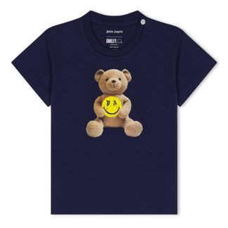 PALM ANGELS Smiley Bear T-Shirt Juniors Kids Navy 4615  for sale