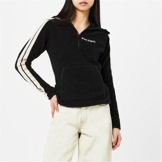 PALM ANGELS Striped Ski Jacket Women Black 1001  for sale