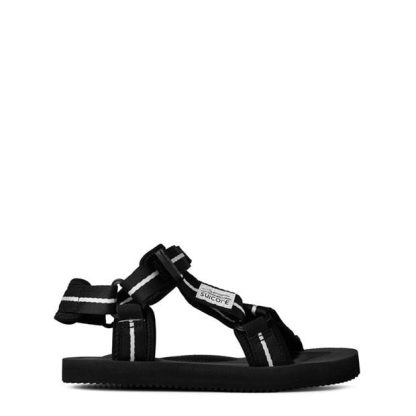 PALM ANGELS Suicoke Sandals Junior Girls Kids Blk Wht 11001  for sale