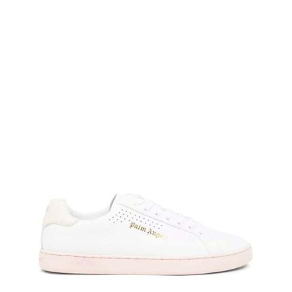 PALM ANGELS Tennis Trainers Women Low Trainers Wht/Pink 0130 for sale