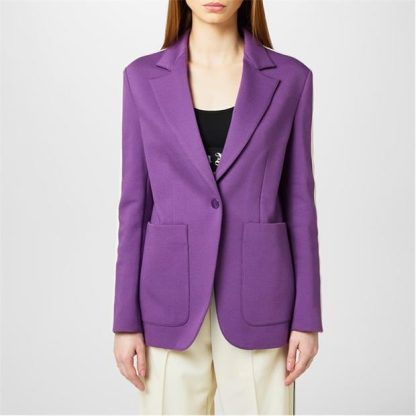 PALM ANGELS Track Blazer Women Vlt/Wht 3503  for sale