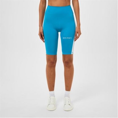 PALM ANGELS Track Cyling Shorts Women Green 5501  for sale