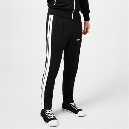 PALM ANGELS Track Jogging Bottoms Men Poly Tracksuits Black 1001 for sale