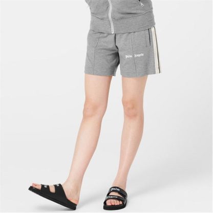 PALM ANGELS Track Shorts Women Grey 0810  for sale