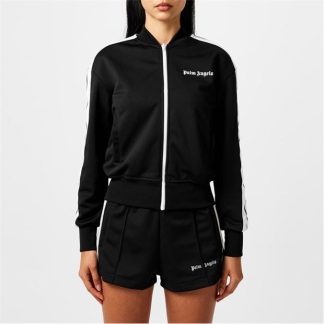 PALM ANGELS Track Tape Jacket Women Tracksuit Tops Black 1001 for sale