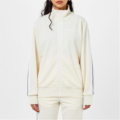 PALM ANGELS Track Zip Jacket Women Tracksuit Tops Off Wht 0301 for sale