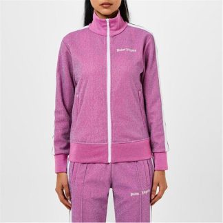 PALM ANGELS Track Zip Jacket Women Tracksuit Tops Pink 3001 for sale