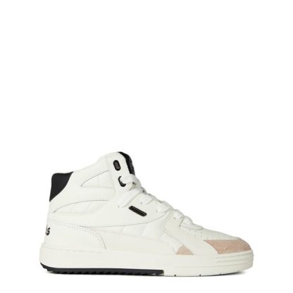 PALM ANGELS University High Trainers Women Wht/Blk 0110  for sale