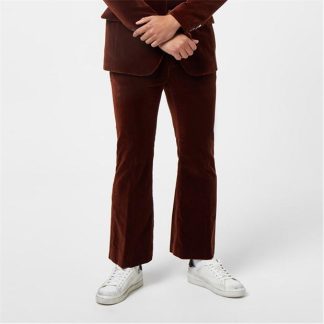 PALM ANGELS Velvet Tailored Trousers Men Brwn 6060  for sale