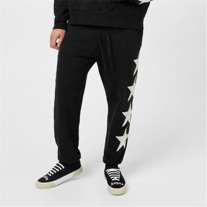 PALM ANGELS Vintage Star Sweatpants Men Blk/Wht 1001  for sale