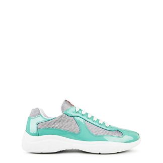 PRADA Americas Cup Men Runners Jade Green for sale