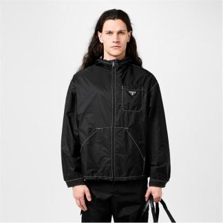 PRADA Blouson Zip Jacket Men Nero F0002  for sale