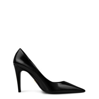 PRADA Brushed Leather Pumps Women Nero  for sale