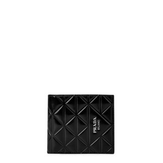 PRADA Brushed Symbole Wallet Unisex Nero  for sale