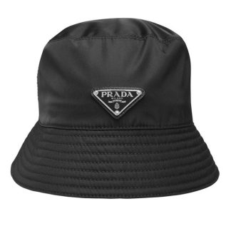 PRADA Bucket Hat Men Bucket Hats Black F0002 for sale