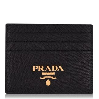 PRADA Cardholder Women Black F0002  for sale