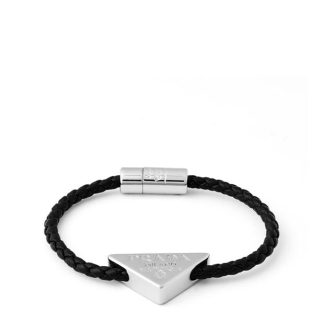 PRADA Charm Bracelet Women Black  for sale