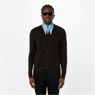 PRADA Collared Cardigan Men Moro  for sale