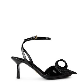 PRADA Crystal Detail Heeled Sandals Women Nero  for sale