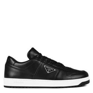 PRADA Downtown Men Low Trainers Black F0632 for sale