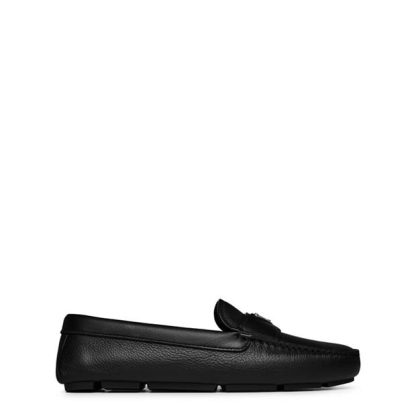 PRADA Driving Shoes Men Black  for sale