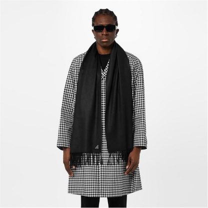 PRADA Gingham Check Trench Coat Men Whte/Blk F0964  for sale