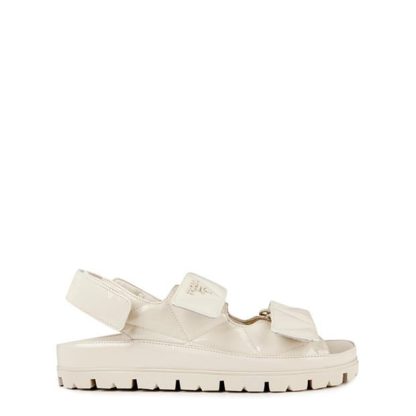 PRADA Grandad Sandals Women Flat Sandals Avorio for sale