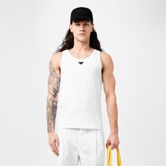 PRADA Interlock Vest Men Bianco  for sale