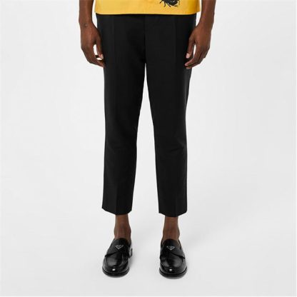 PRADA Kid Mohair Trousers Men Nero  for sale