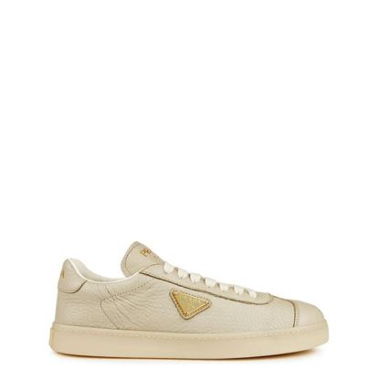 PRADA Leather Trainers Women Low Trainers Pomice for sale