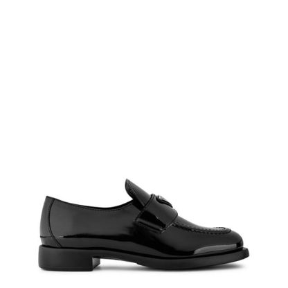 PRADA Metallic Ballet Shoe Women Black  for sale