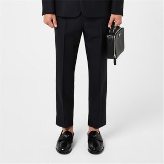 PRADA Mohair Straight Trousers Men Bleu 1Wc1  for sale