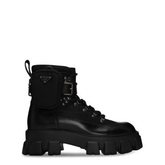 PRADA Monolith Biker Boot Men Black F0002  for sale